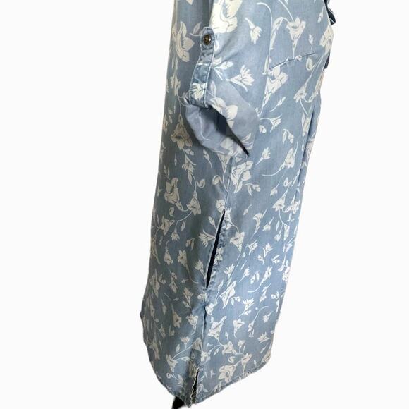 Kut‎ from the Kloth Chambray Denim Shirt Dress Blue Women's Small - Picture 3 of 8